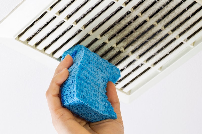 cleaning vent for good airflow